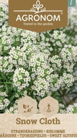 Dollarstore Blomfröer & Grönsaksfröer>Frö Alyssum Snow