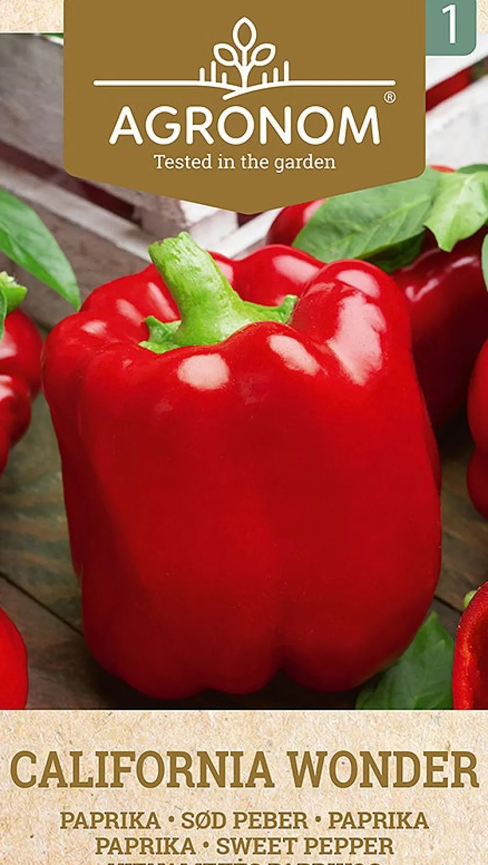 Dollarstore Blomfröer & Grönsaksfröer>Frö Paprika California