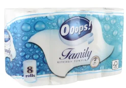 Dollarstore Toalett- & Hushållspapper>Hushållspapper 8-pack