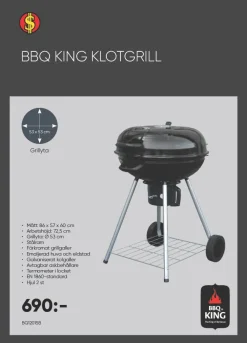 Dollarstore Grillar & Tillbehör|Grillar & Tillbehör>Kolgrill
