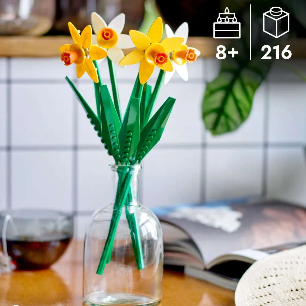 Dollarstore Lego® Botanical Collection>LEGO® Botanicals - Påskliljor