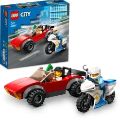Dollarstore Lego® City>LEGO® City Police - Biljakt med polismotorcykel