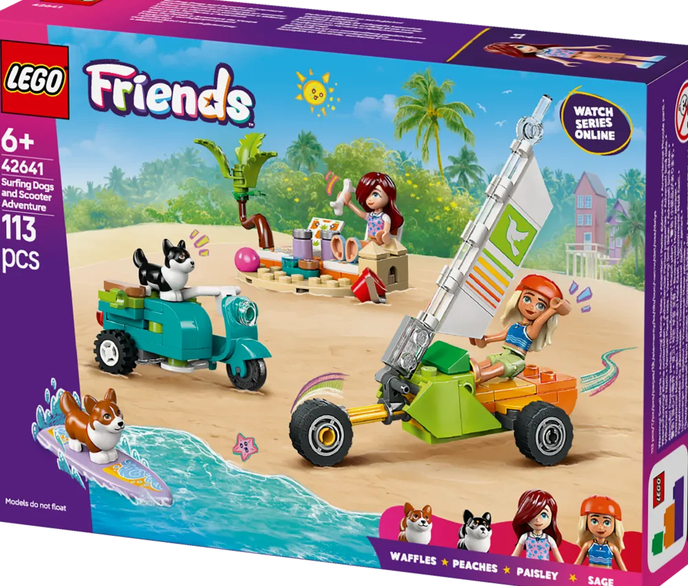 Dollarstore Lego® Friends>LEGO® Friends - Äventyr med surfhundar och vespa