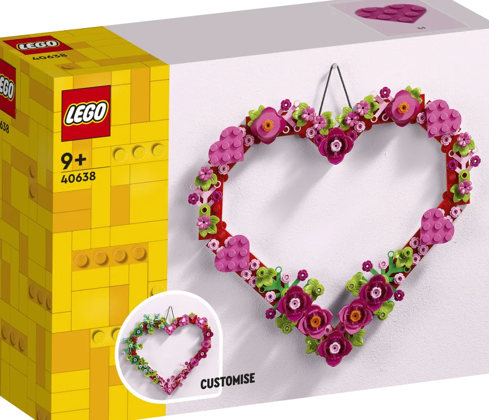 Dollarstore Lego® Lel Seasons And Occasions>LEGO® LEL Seasons and Occasions - Hjärtdekoration