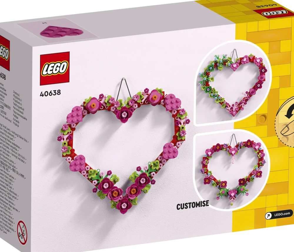 Dollarstore Lego® Lel Seasons And Occasions>LEGO® LEL Seasons and Occasions - Hjärtdekoration