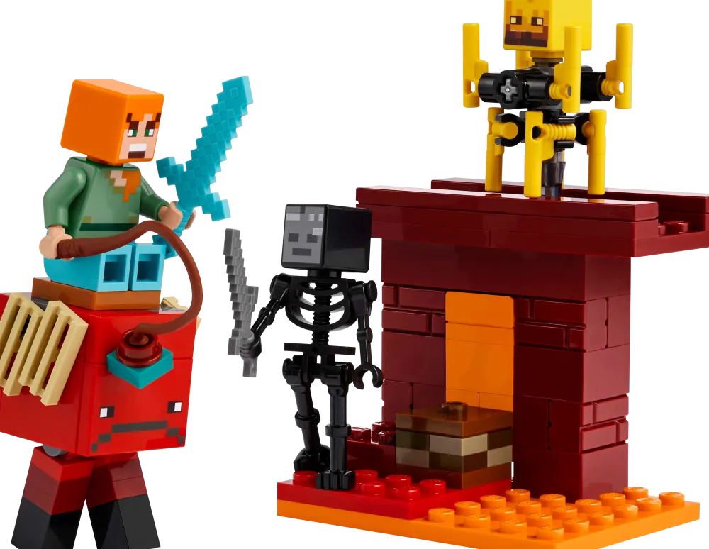 Dollarstore Lego® Minecraft®>LEGO® Minecraft® - Lavastriden i Nether