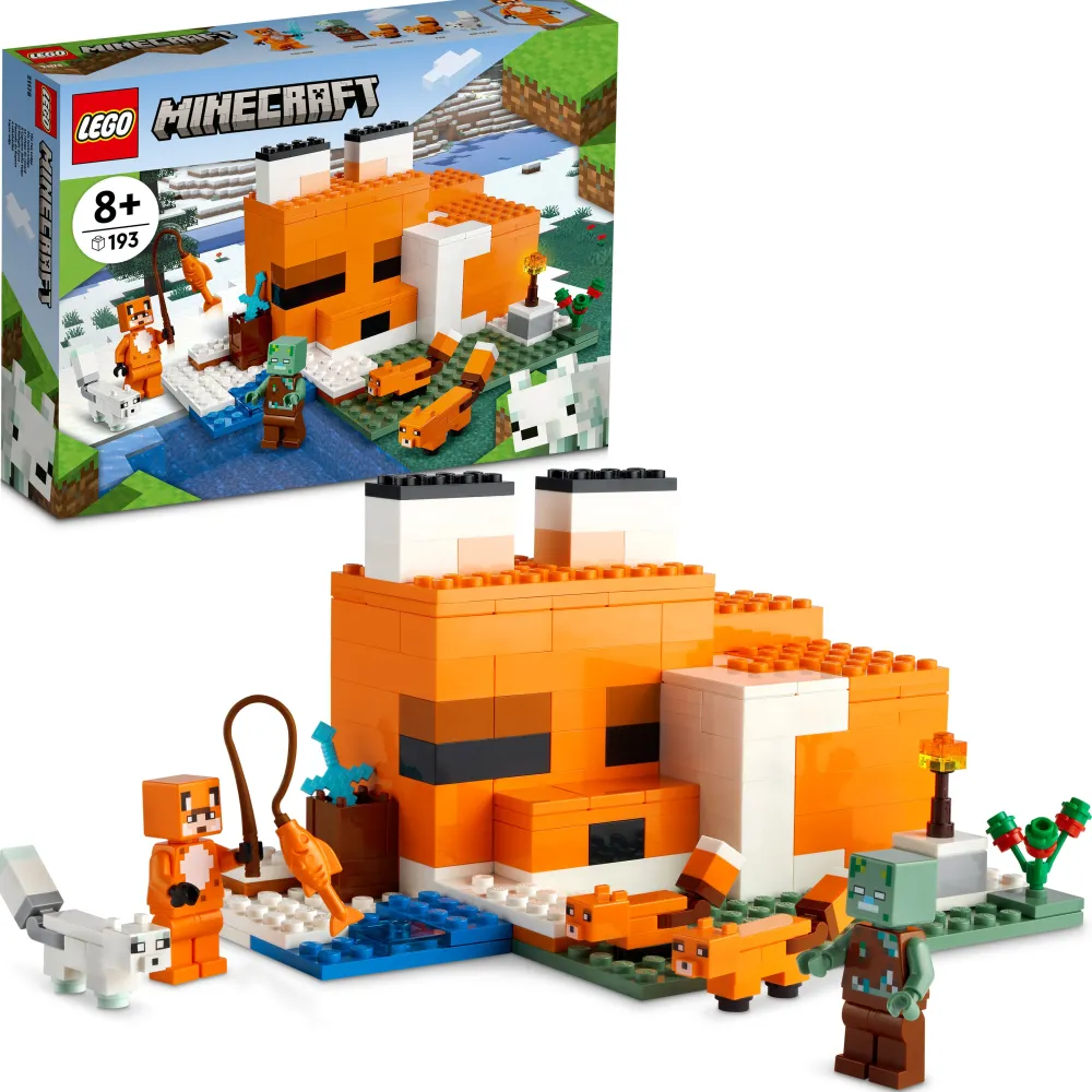 Dollarstore Lego® Minecraft®>LEGO® Minecraft® - Rävstugan