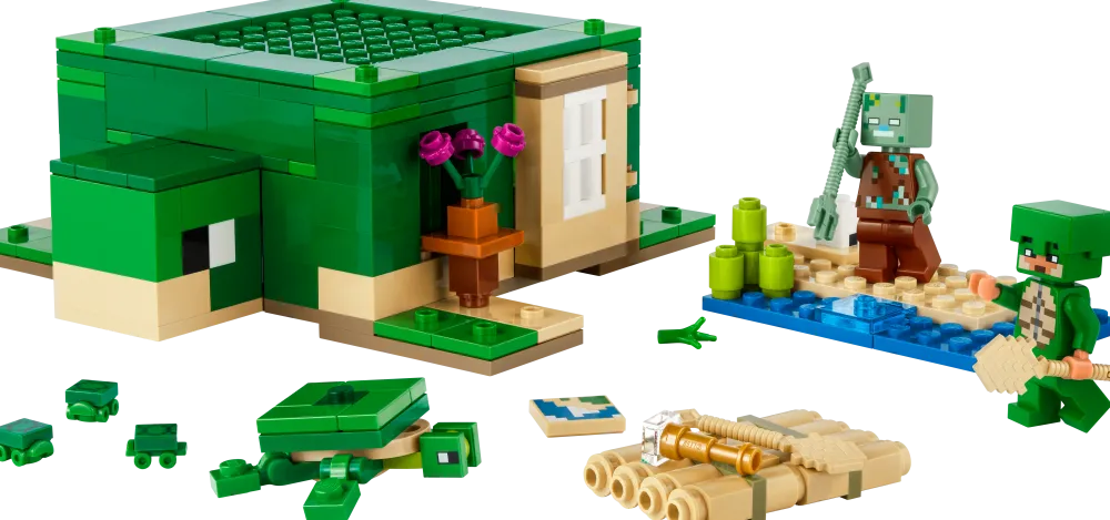 Dollarstore Lego® Minecraft®>LEGO® Minecraft® - Sköldpaddshuset