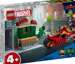 Dollarstore Lego® Marvel>LEGO® Super Heroes Marvel - Iron Man med motorcykel och Hulk
