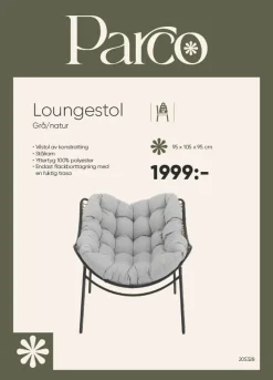 Dollarstore Utemöbler & Tillbehör|Utemöbler & Tillbehör>Loungestol