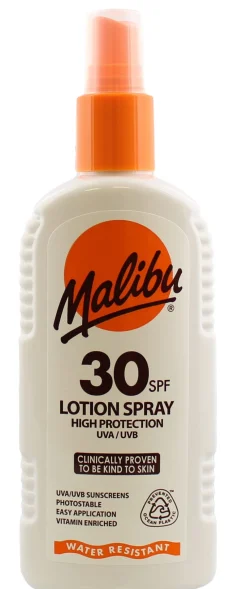 Dollarstore Solskydd & Solprodukter>Malibu Solkräm Spray SPF 30