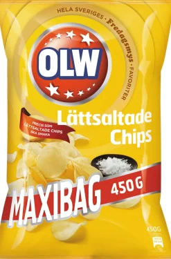 Dollarstore Snacks & Nötter>OLW Lättsaltade Maxibag