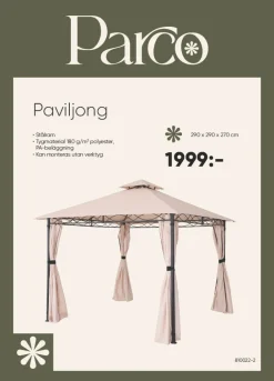 Dollarstore Utemöbler & Tillbehör|Utemöbler & Tillbehör>Paviljong