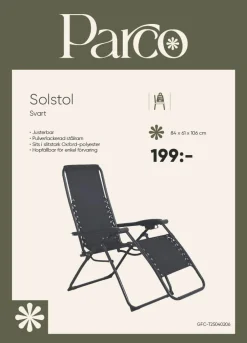 Dollarstore Utemöbler & Tillbehör|Utemöbler & Tillbehör>Solstol Baden Baden