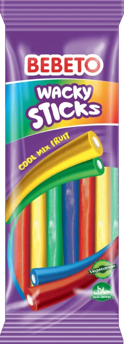 Dollarstore Godis & Choklad>Wacky Sticks fruitmix